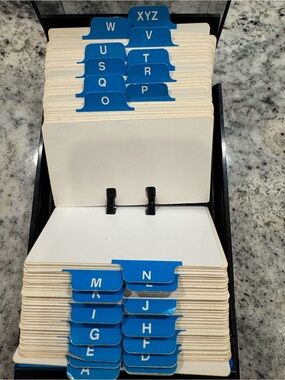 Old Fashion Rolodex - Vintage